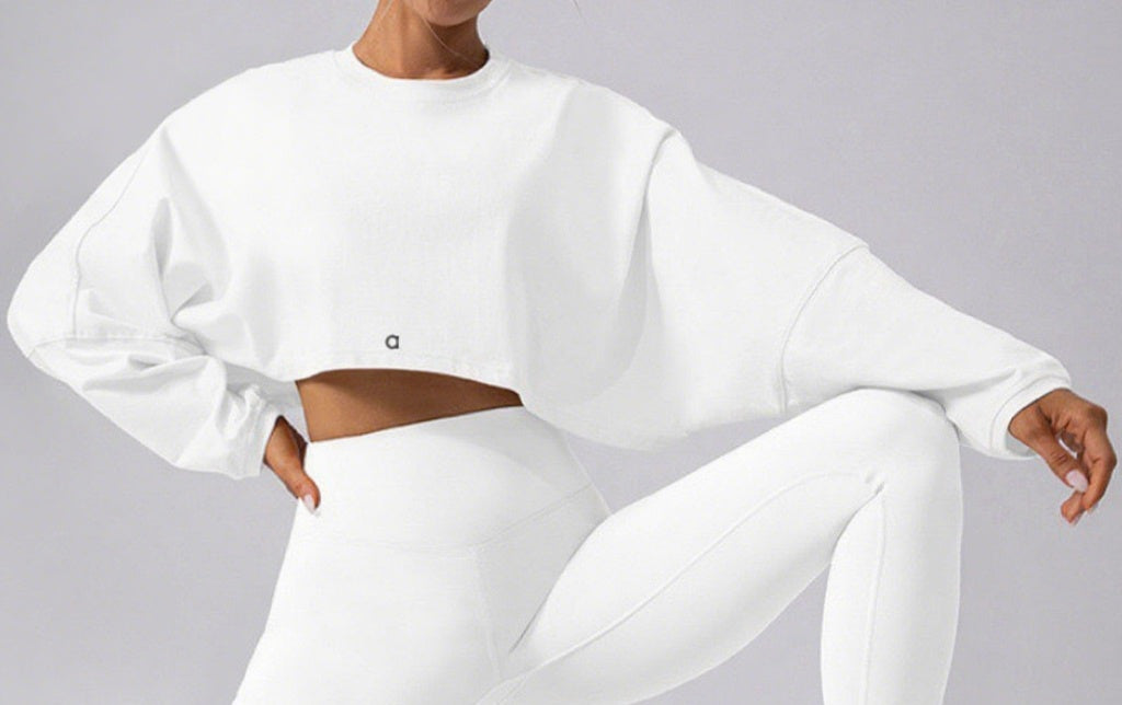 Y330 Yoga Wear Hoodie Outerwear Loose Casual Sports Top Warm Hoodie Fashionable Casual Sports Pants