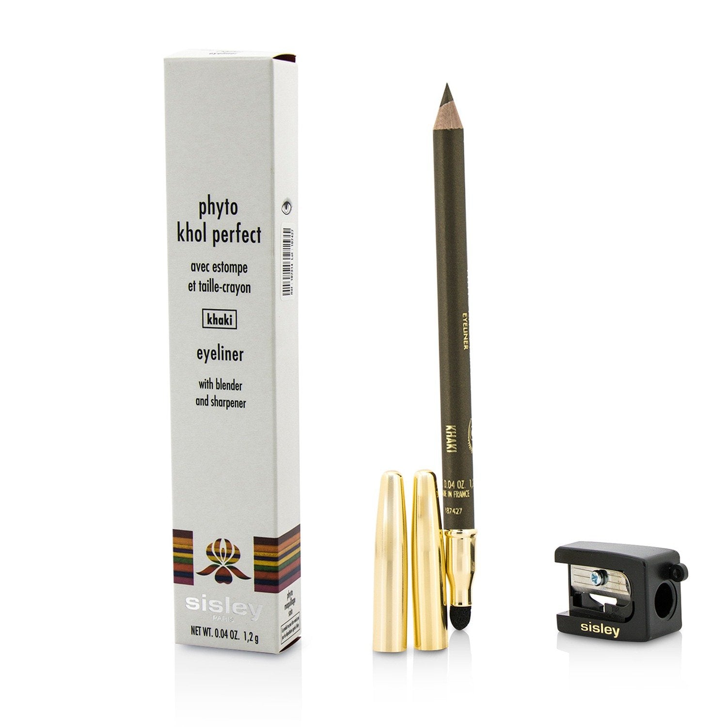 Phyto Khol Perfect Eyeliner With Blender And Sharpener - Khaki
