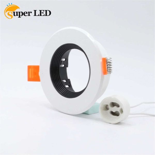 Spotlight Circular Gu10 Spotlight Embedded LED Ceiling Light MR16 Tube Light Accessories Installation Light Stand CL240830