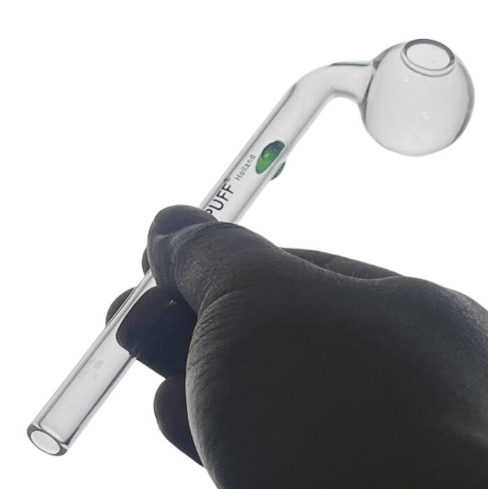 ACOOK Smoking Tubes Color point Hand Oil Burner Pipes Glass Pipe Clear Pyrex Nail Tips Tobcco Bowl Big Ball