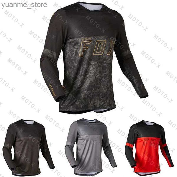 Cycling Shirts Tops 2022 santa cruz motocross jersey downhill camiseta ropa Long Sleeve Moto Jersey mountain bike dh shirt mx clothing hpit