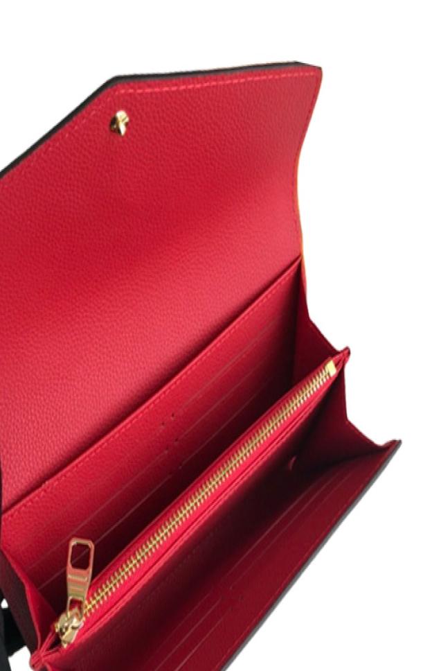 High quality Leather Famous brand women Wallets long wallet purse card holder Checkbook money bag have dust bags tags box3949702