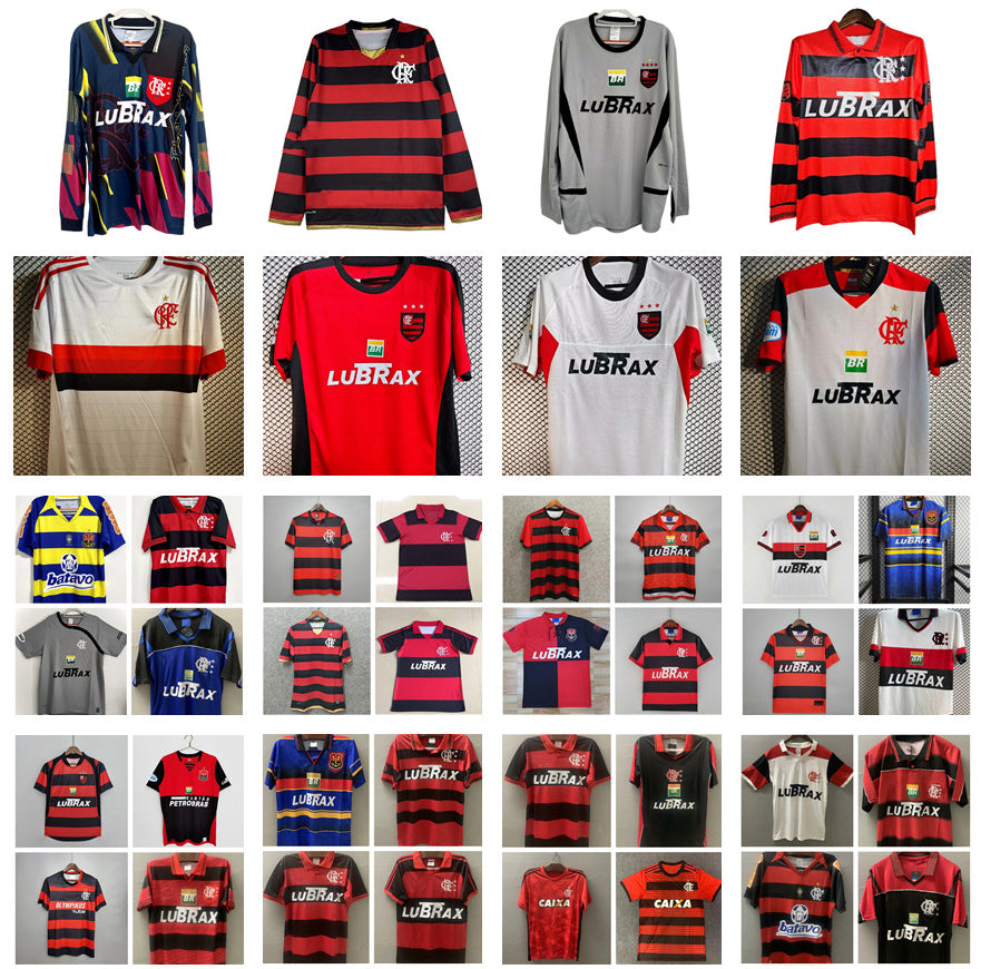 Retro flamengo ROMARIO ZICO soccer jerseys 1994 1995 1996 1997 1998 1999 2001 2003 2004 Vintage football shirts 79 82 88 90 94 95 96 97 98 99 00 01