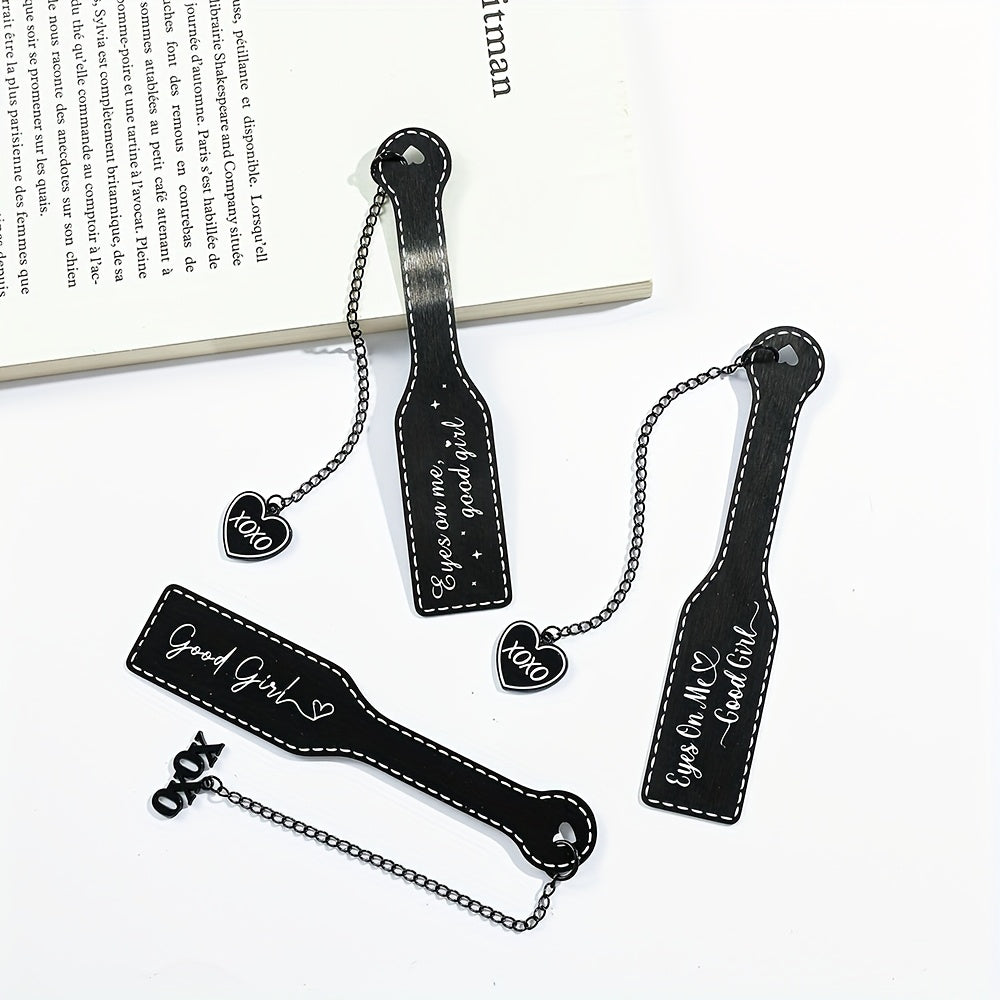 TEMU 1-3pcs Black Metal Bookmarks - Bottle Shaped Book Accessories Women's Gifts For Book Lovers Gothic, Fun, Spicy Women's Reading Markers For