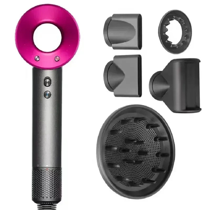 Hair dryer Supersoni anion professional salon hairdressing 5 in 1 rotary connected nozzle traveler home hot and cold constant temperature high speed