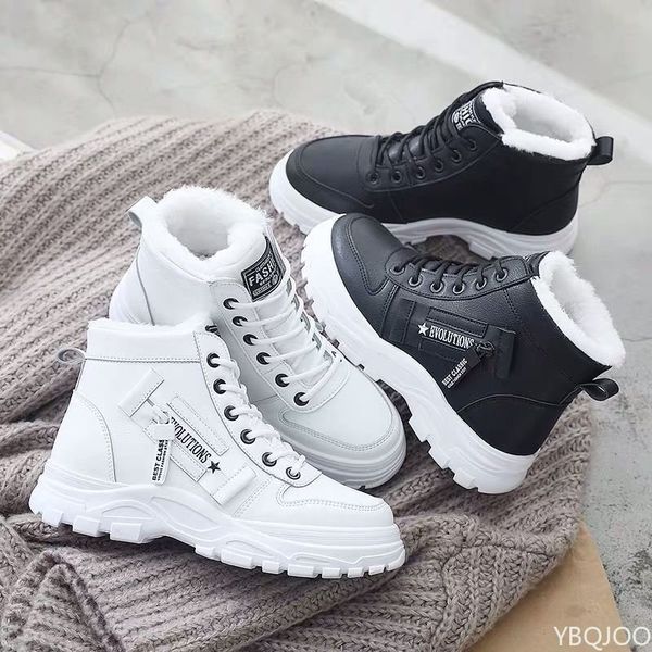 Winter Ladies Shoes Lace up Women Sneakers Snow Ankle Boots Waterproof Warm Platform Botas woman footwear botas de mujer 75d3