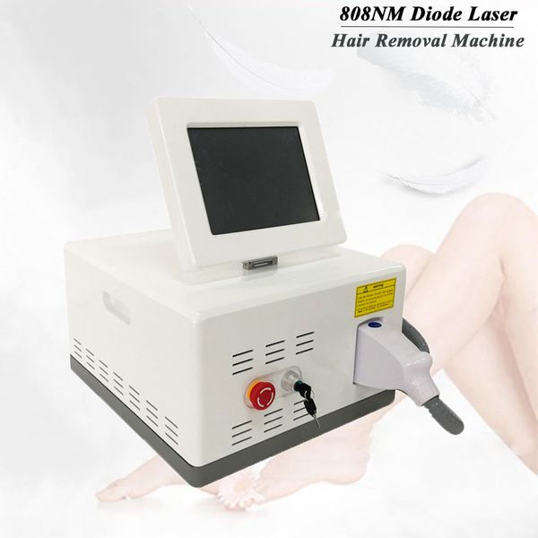 810 diode laser pain free permanent hair removal underarms lazer skin rejuvenation body epilator salon machine 600w