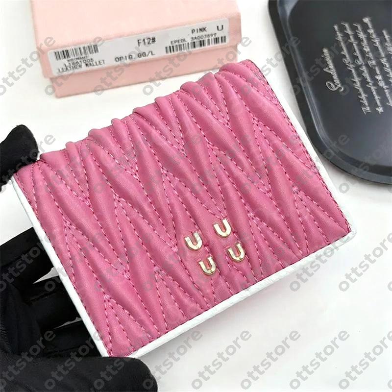 Womens Credit Card Holder Letter Wallets Fashion Designer Coin Purse Luxury Men Keychain Womens Wallet Leather Wallet Coin Pocket Card Cardholders