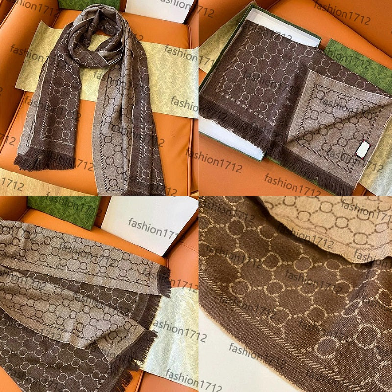 wool Designer Scarf 100% Cashmere Scarves For Winter Warm Women and men Long Wraps Classic Plaid Women Man silk scarf designers