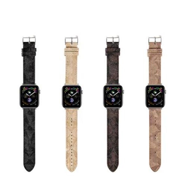 Genuine Cow Leather Watchband For Apple Watch Strap Bands Smartwatch Band Series 1 2 3 4 5 6 7 S1 S2 S3 S4 S5 S6 S7 SE 38MM 41MM 42MM 45MM 4