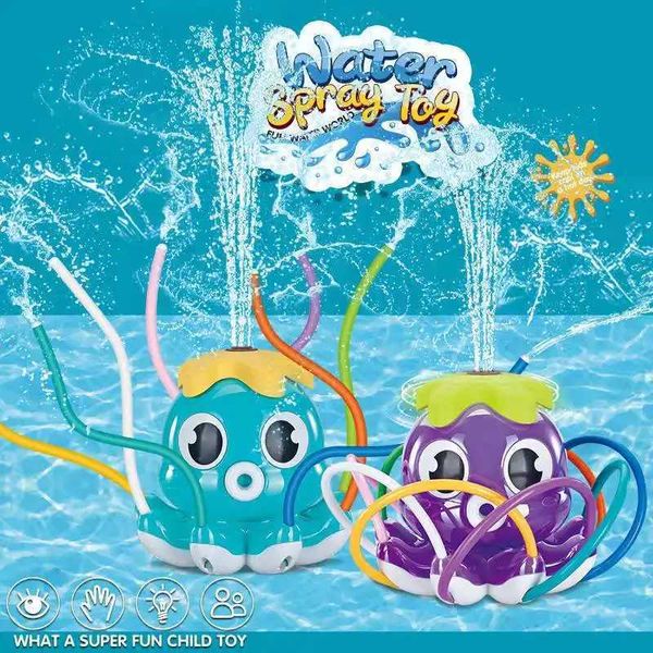 Baby Bath Toys Water spray outdoor toy octopus sprint backyard garden water toy summer garden cartoon splash sprint baby bath toy CL250113