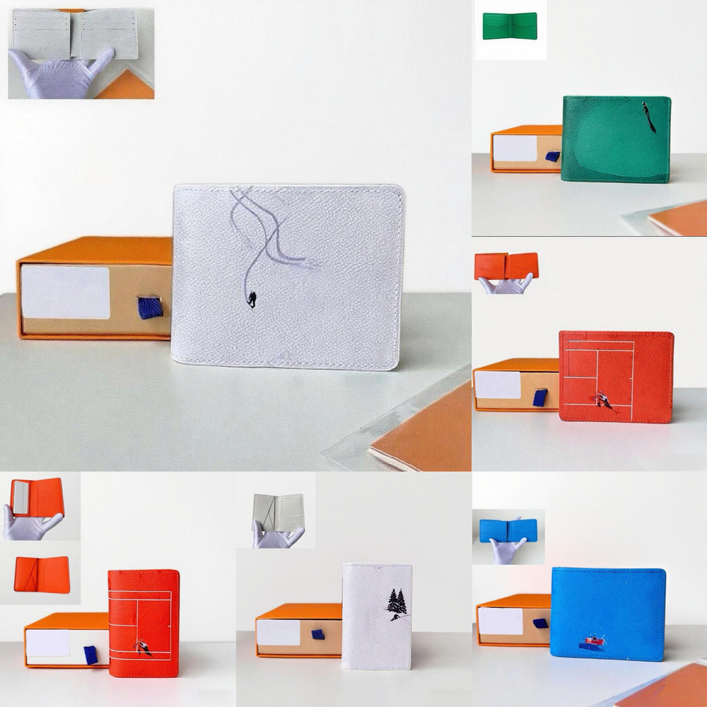 Top holiday sports series style football model card holder passport bag designer eallet golf swimming wallet ski walle card pack cd 650