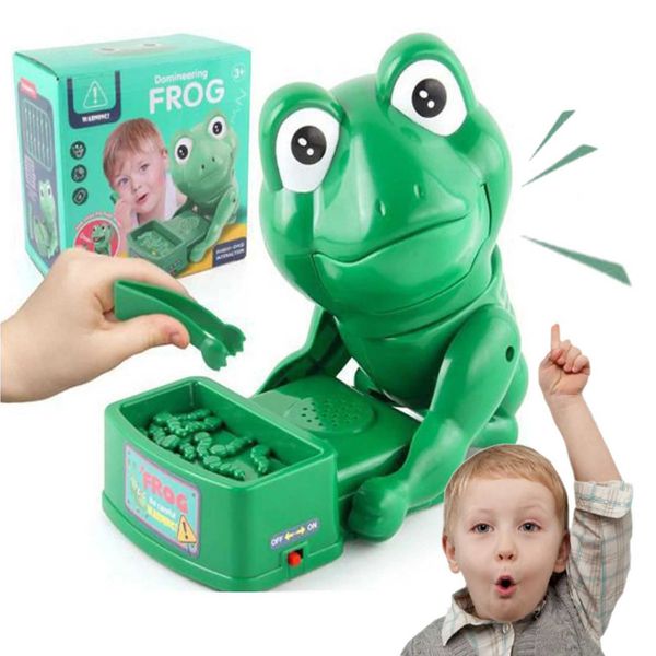 Steag Funny Insects Biting Trick Chessboard Games Interactive and Fun Toys Childrens Activities Frog Sound Gifts d240529