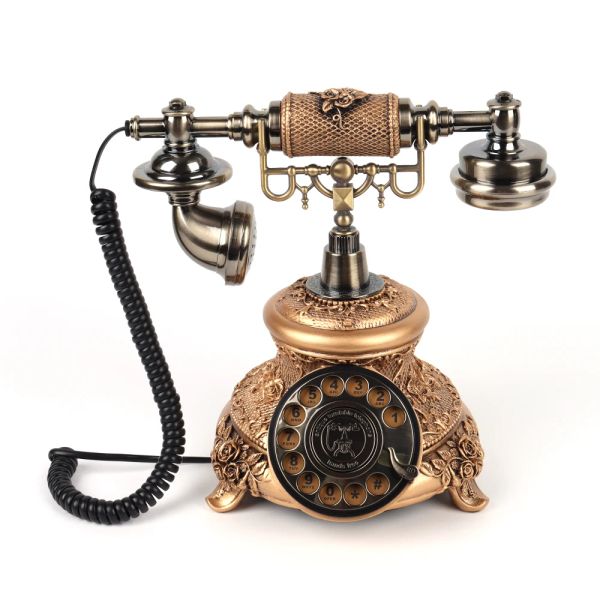 Luxry Retro Style Telephone for home decoration ,Information Recording Vintage Message Book Birthday Party Audio Guestbook Phone