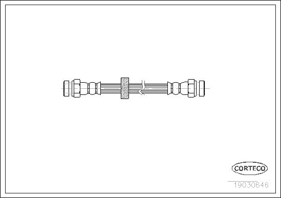 Brake Hose CORTECO 19030646