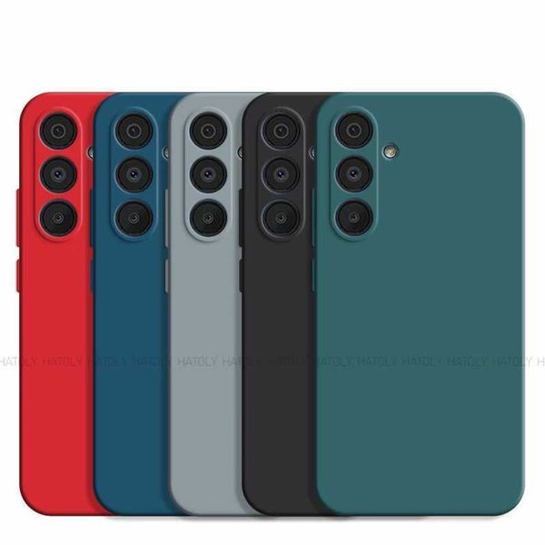 Hot Sale Suitable for Galaxy S24 phone case Galaxy S24 Plus S24 Ultra 5G cover luxurious TPU shockproof liquid silicone phone cover T241209