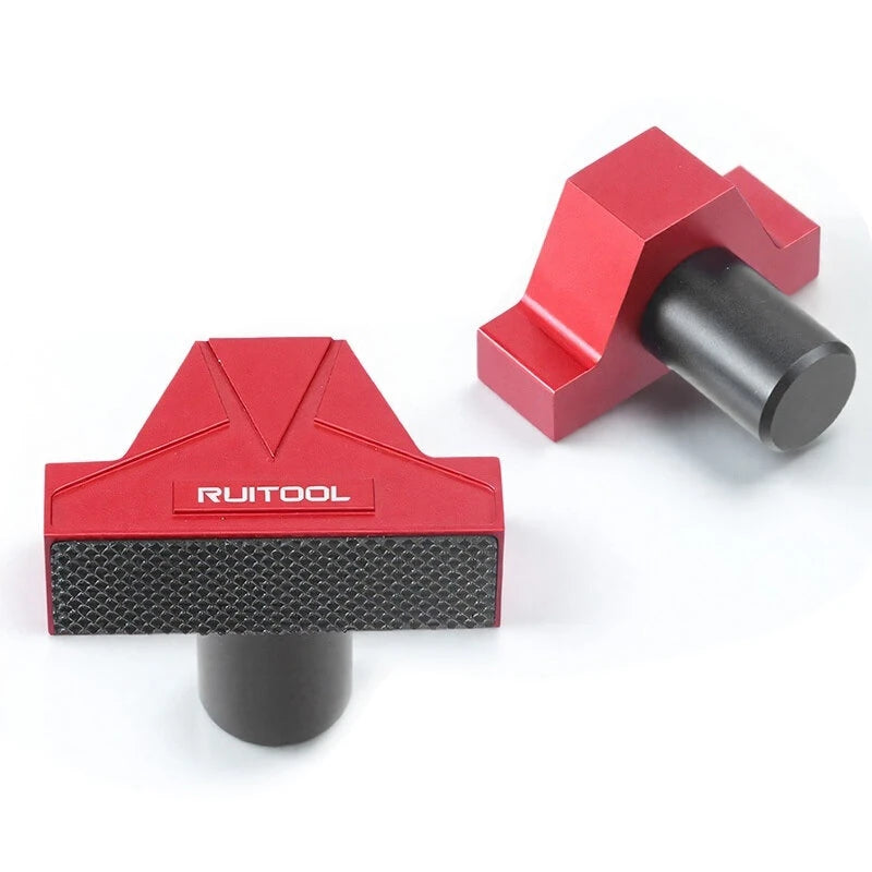 RUITOOL Aluminium19mm 20mm MFT Workbench Hole Bench Dog Clamp Non-slip Table Stopper for Woodworking DIY Project
