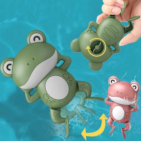 Bath Baby Swimming Toys New for Children Cute Frogs Baby Bath Toy Clockwork Bath Toys Brinquedos Infantil