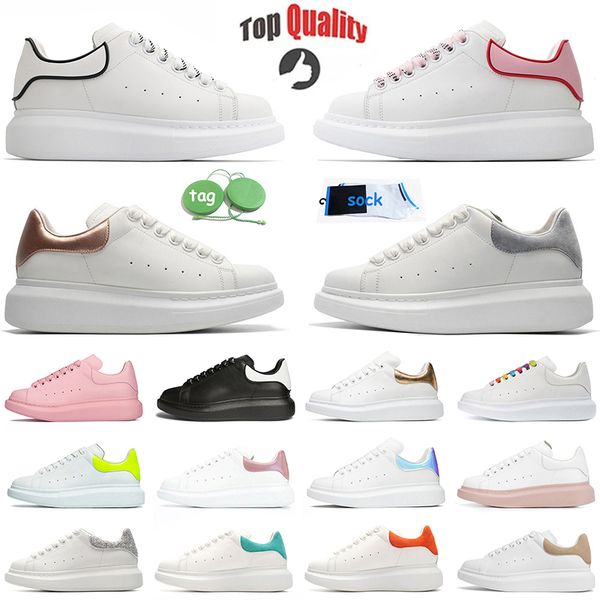 AAA+Top Designer Oversized sneakers Casual Shoes Sole Black Leather White Navy Blue Luxury Black Suede Women Espadrilles sneakers Men Lace U