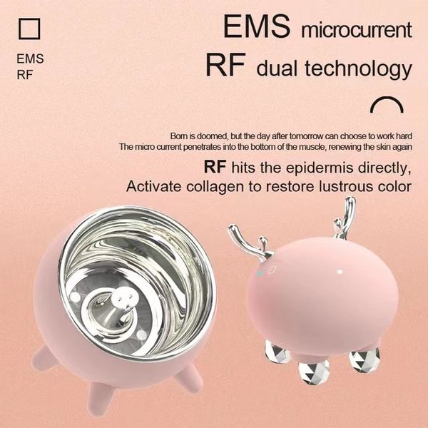 Patente de fábrica original Massageador facial EMS RF Beauty Equipment 2023 Dispositivos de aperto de cuidados com a pele do vendedor quente