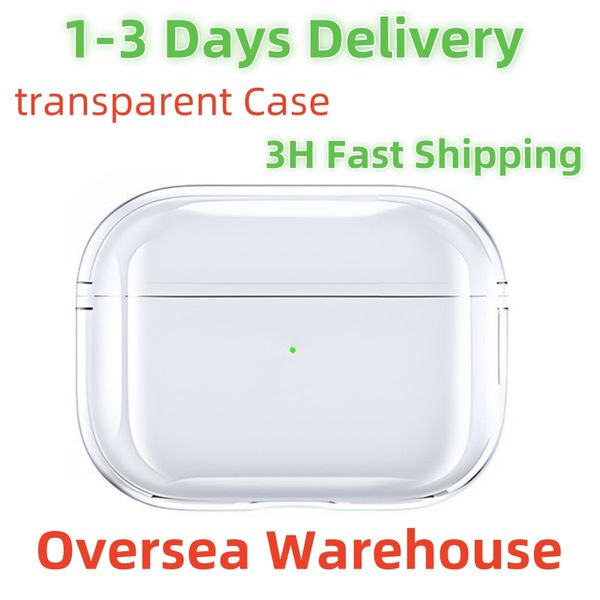 US EU Warehouse For Apple Airpods Pro 2 Air pods Pro 2 3 4 Earphones 2nd Headphone Accessories Silicone Protective Case Apple Wireless Charg