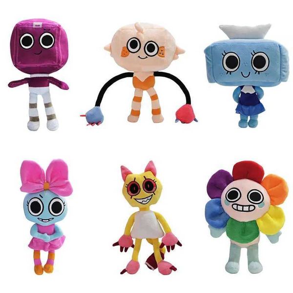 Plush Dolls Dandys World Plush Cute Dandy World Scrap Stuffed Horror Game Goob Pebble Plush Soft Pillow Doll Childrens Gift Doll Q241019