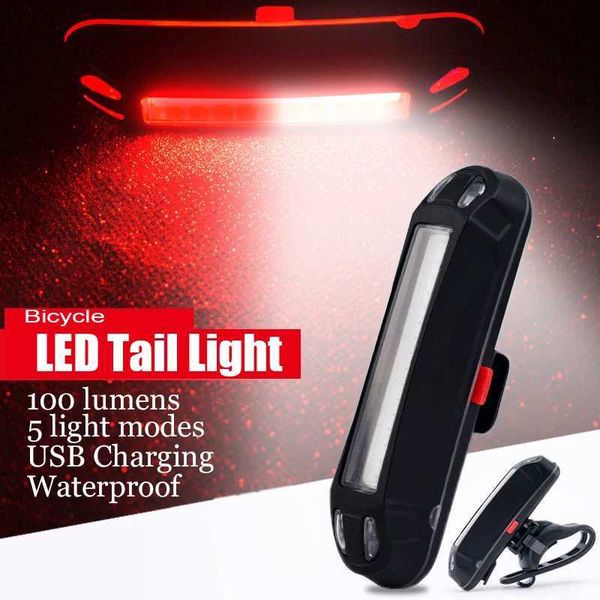Ultra bright bicycle taillights USB rechargeable bicycle LED taillights for road MTB helmets easy to install and safe Y240921
