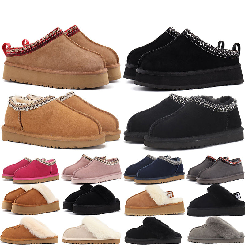 classic slippers womens designer sandals flat women keep warm black grey brown pink red blue green outdoor casual trainers 34-43