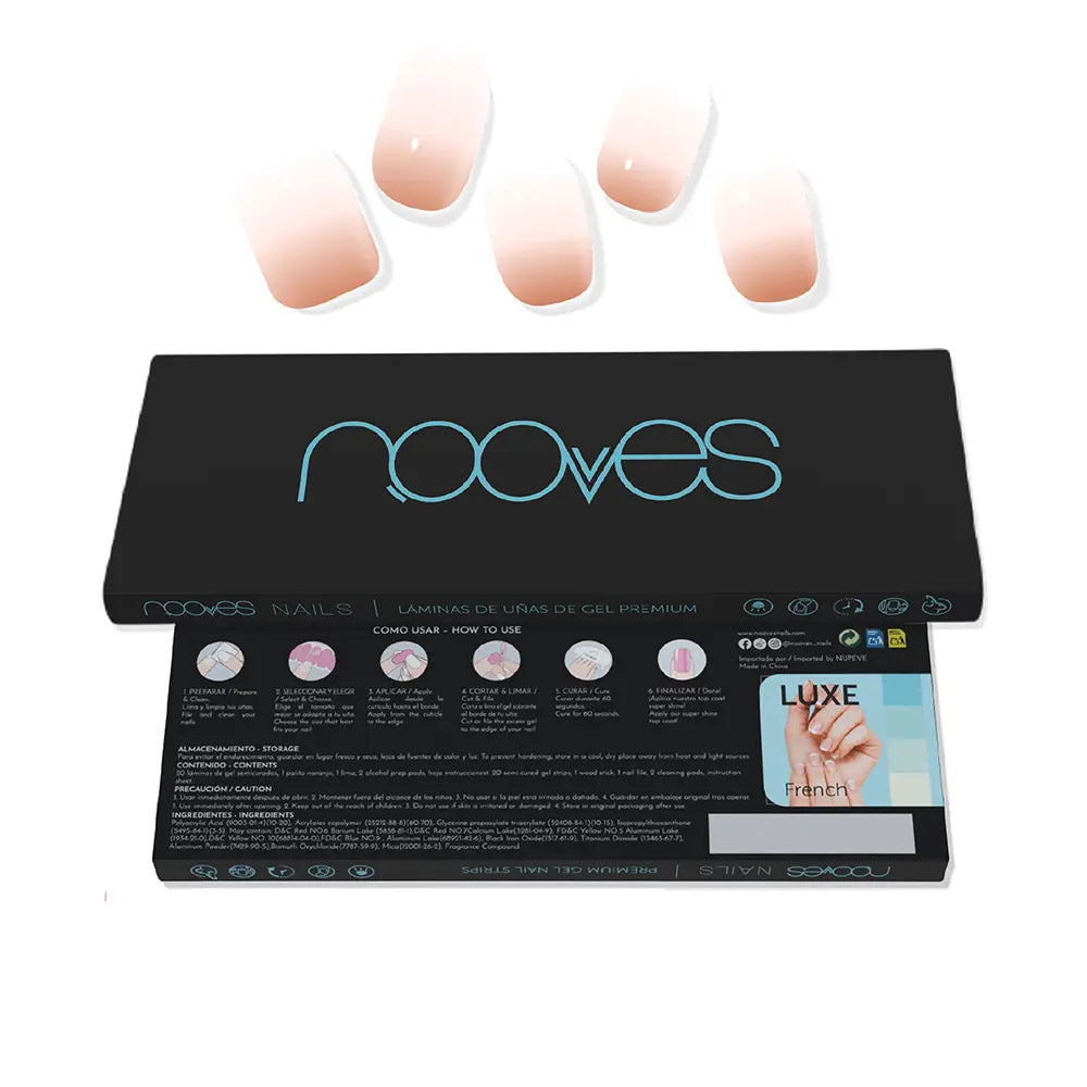 Nooves Desert Premium Gel Nail Plates Luxe Gardient 20 U