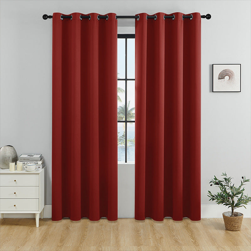 YL-36615 Shaoxing finished curtain full light-proof sunscreen high-precision foreign trade curtains wholesale