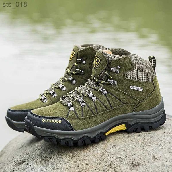 Outdoor Shoes Sandals Waterproof Hiking Boots Men Women Winter Walking Climbing Mountain Sport Hunting Mens Sneakers H241101