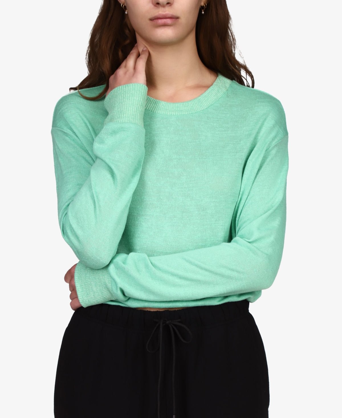 Bubble Hem Volume Top - S