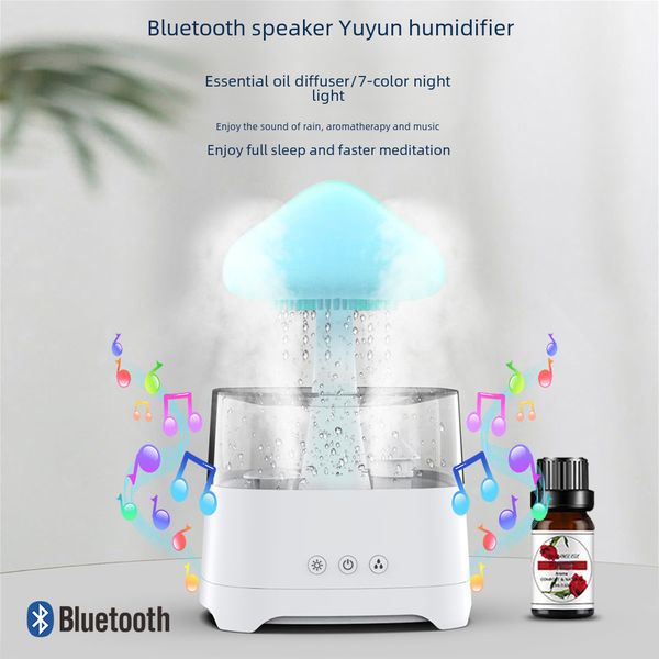 Humidifiers CH08S Bluetooth audio music Ultrasonic Atomization rain humidifier raindro humidifying aromatherapy machine essential oil night