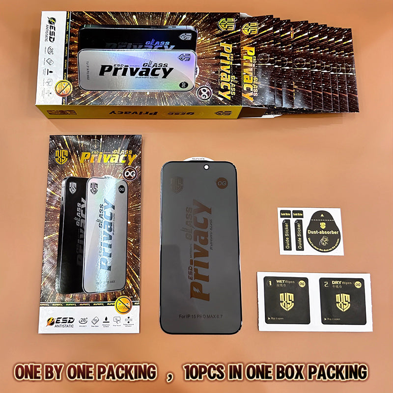Privacy Full Cover Anti Spy Tempered Glass Screen Protector For iPhone 17 Air 16e 16 15 14 13 12 11 Pro Max 8 Samsung S21 FE S22 S23 Plus S24 Ultra