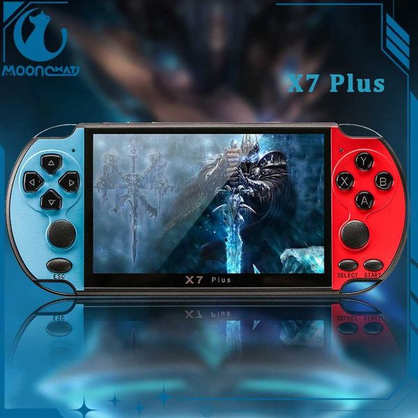 X7 Plus Retro Handheld Game Player Built-in 10000 Games Game Portable Console Audio Video Game Console AV Output Birthday GiftXJ250211