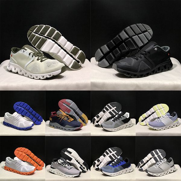 free shipping Running shoes men trainers mens black white green blue yellow grey orange red trainers outdoor flat sneakers shoes woman sneak