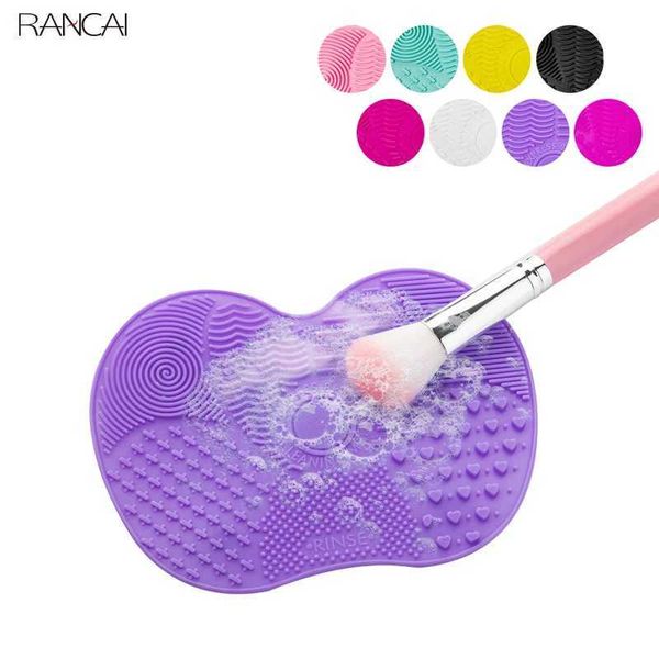Silicone Brush Cleaner Cosmetic Make Up Washing Brush Gel Cleaning Mat Foundation Makeup Brush Cleaner Pad Scrubbe Board Y240807