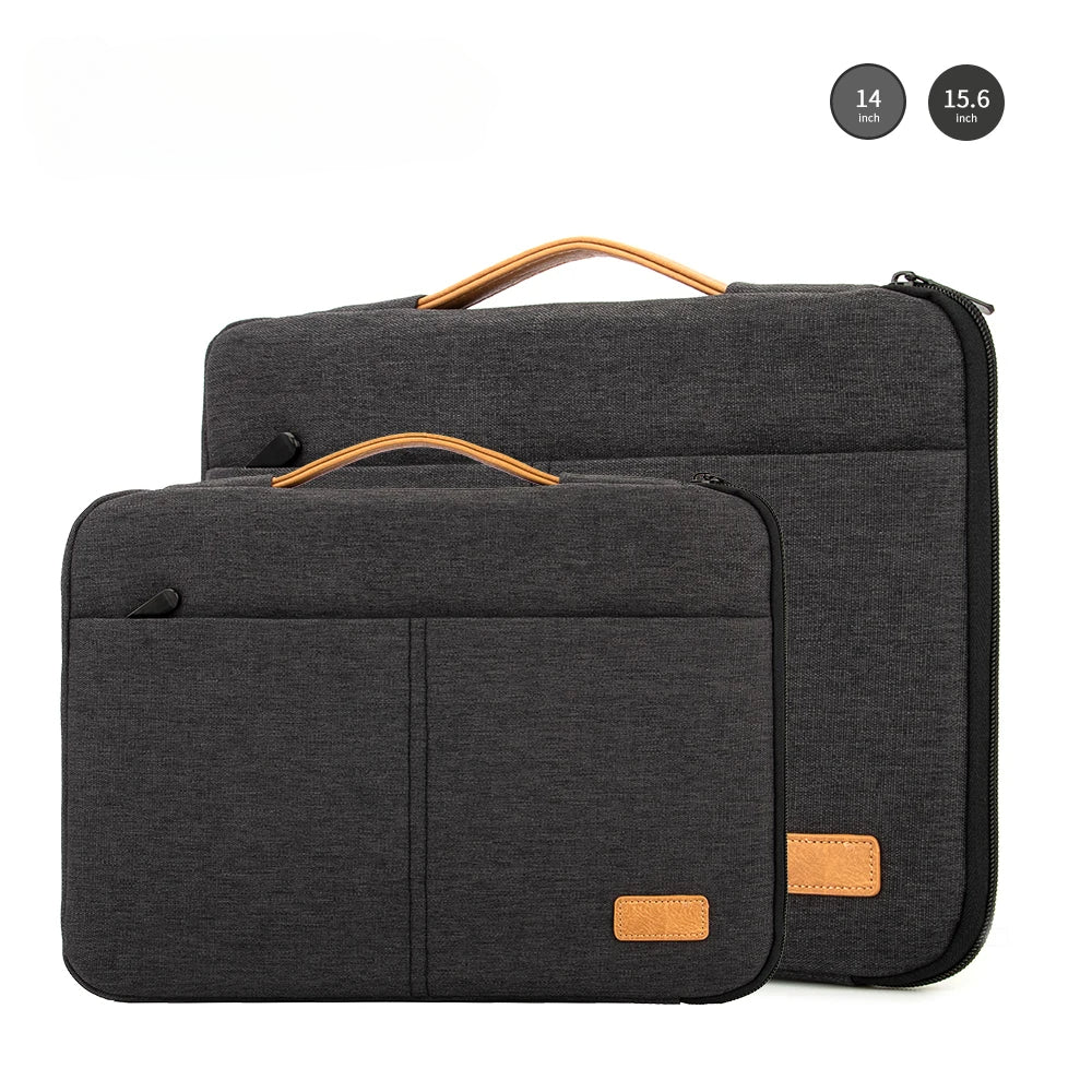 Laptop Sleeve bag 13.3 14 15 15.6 Inch Notebook Pouch For Macbook Air Book Shockproof Computer Briefcase Travel Business Laptop Cases