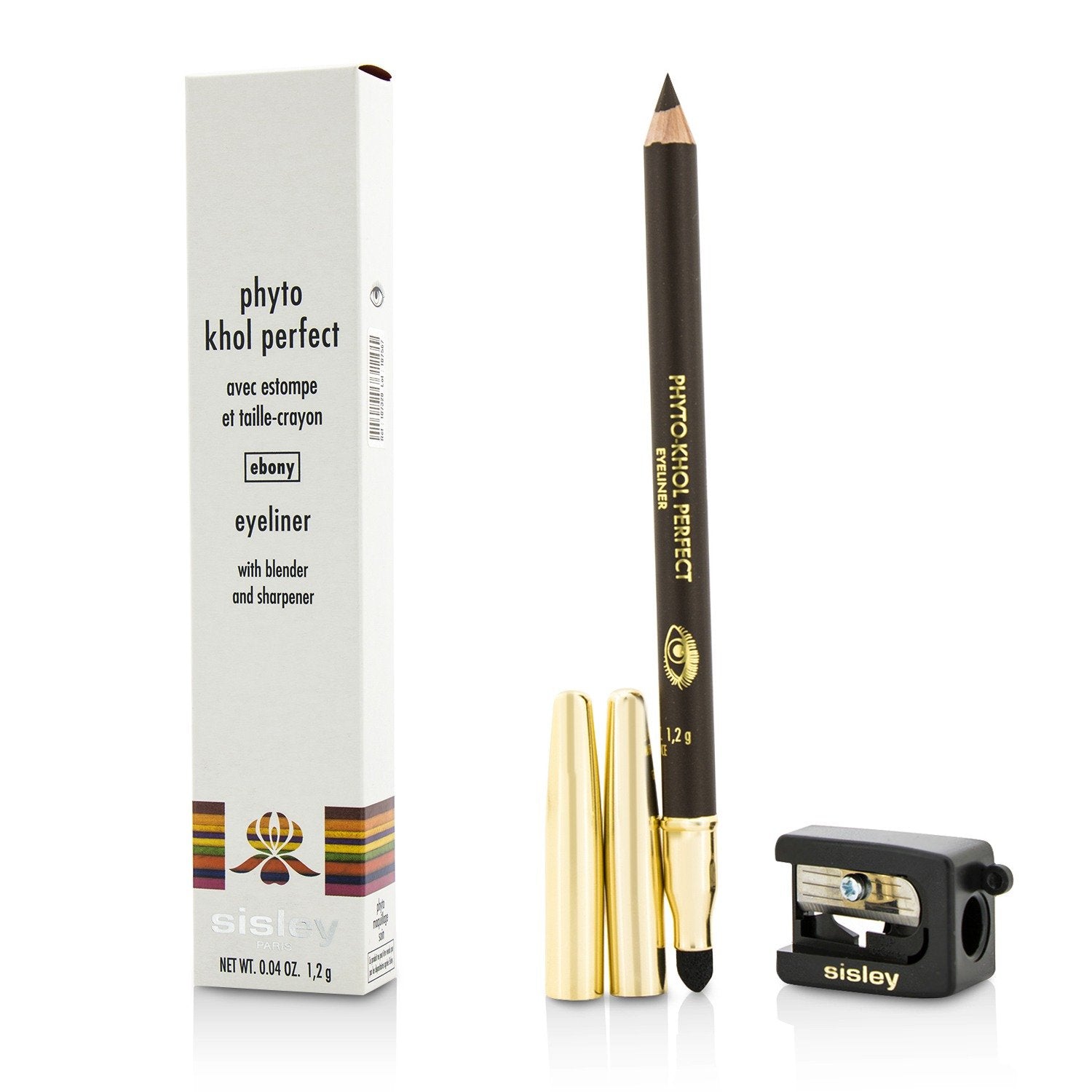 Phyto Khol Perfect Eyeliner With Blender And Sharpener - Ebony