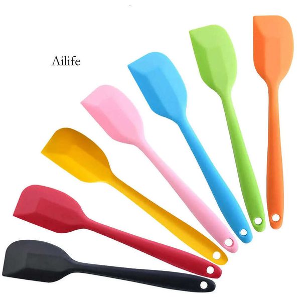 1220 DHL Multiple Color Silicone Tools Heat-Resistant Non-Stick Cooking Kitchen Utensils Non-Deformable Soft Baking Spatula 1209