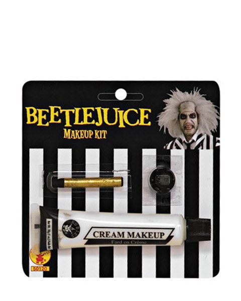 Black and White Beetlejuice Makeup Set