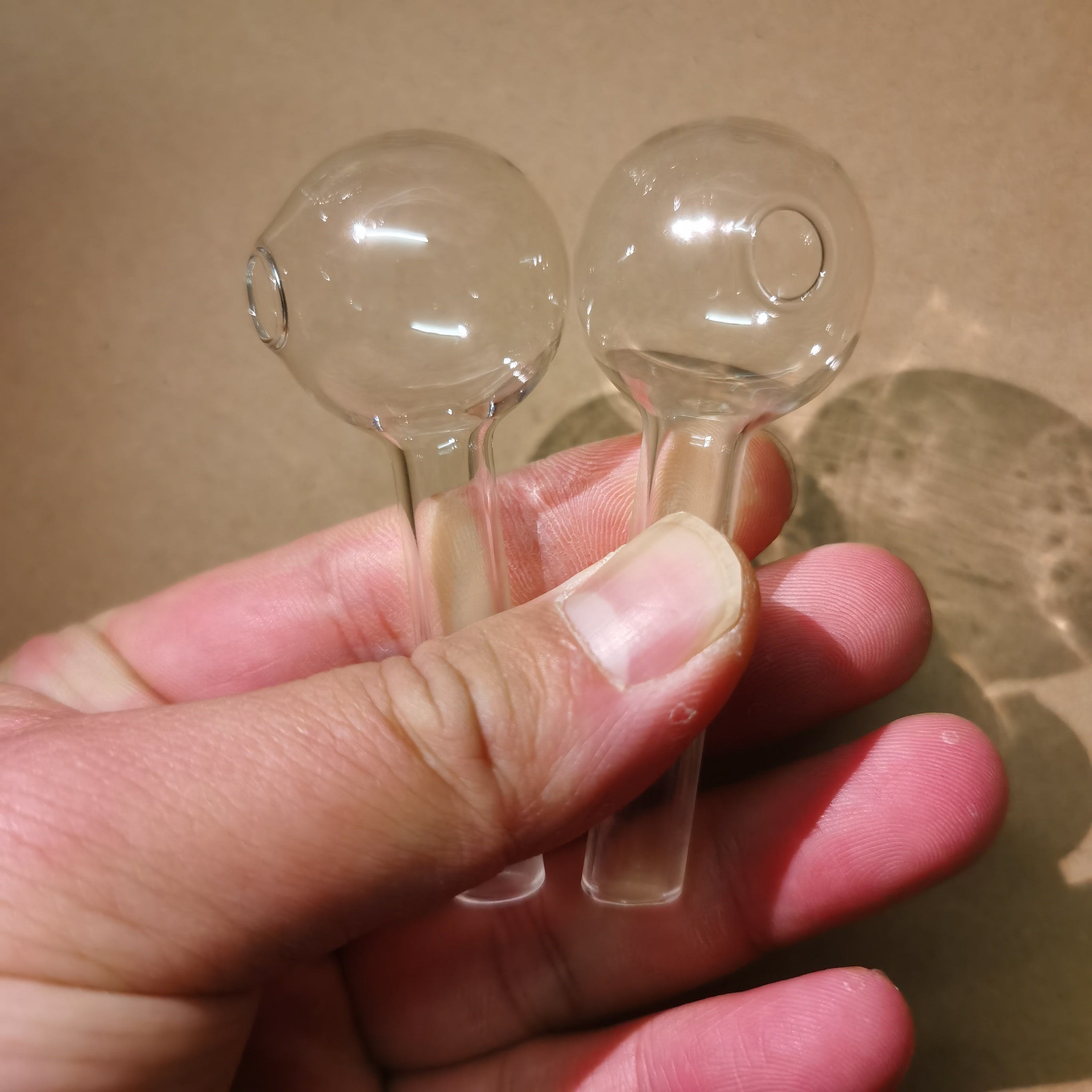 70mm clear Pyrex oil burner pipe thick glass tube 30mm OD Ball for water Smoking Glass pipe bongs oil rig Hookah Bubbler Tool