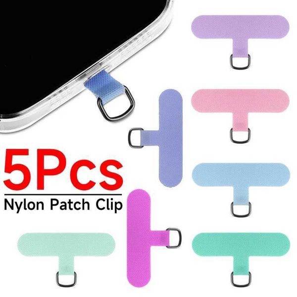 Cell Phone Straps Charms Nylon Patch Clip Lanyard Hanger Holder Wrist Neck Straps Gasket Metal Ring Buckle Hang Cord Tether Tab Phone Case A