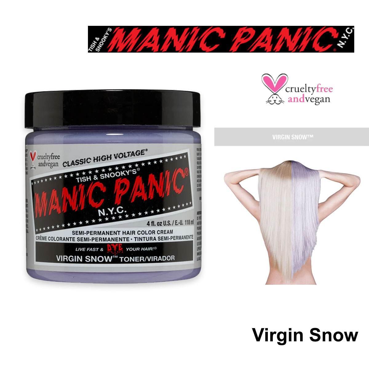 Manic panic høyspenning 118 ml virgin snøtoner