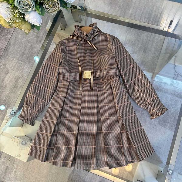 Fashion girl skirt High quality baby partydress kids designer clothes autumn Long sleeve child dress Various styles frock