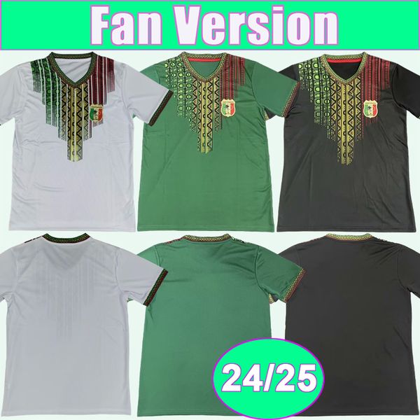 24 25 Mali National Team Mens Soccer Jerseys F. DOUCOURE DOUMBIA SALAM DIARRA SISSOKHO B.DIARRA Home Away 3rd Football Shirts