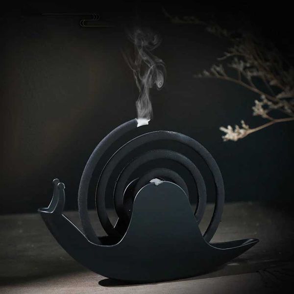 Candle Holders Creative Mosquito Coil Holder With Tray Nordic Style Spiral Summer Day Iron Mosquito Repellent Incenses Rack Plate Home Decor