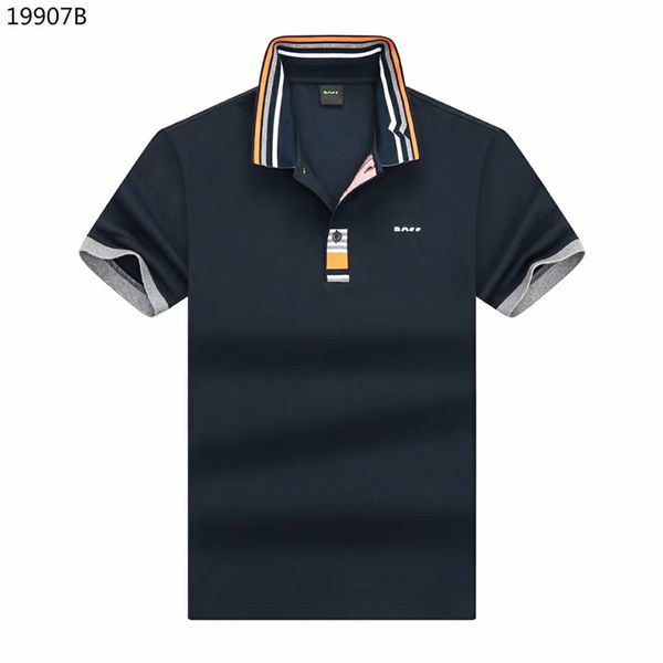 Classic Fashion BOSSS Mens Polos Designer Tees Casual Breathable BOSSBOSS T Shirt Lapel Button Up Shirt Men Designers Polo Collar Short Slee