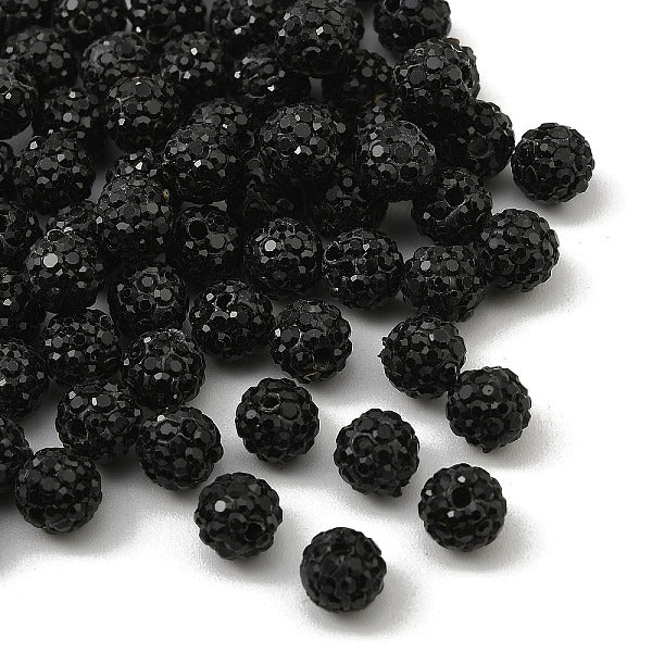 Handmade Polymer Clay Disco Ball Beads