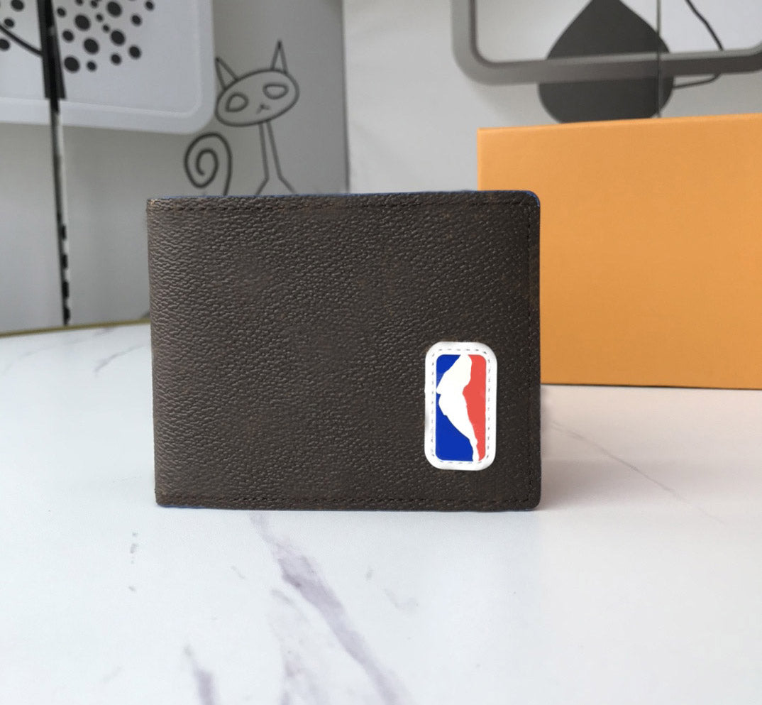 Fashion designer wallets luxury Multiple purse mens womens leather clutch Highs quality monograms coin purses short card holders original box dust b